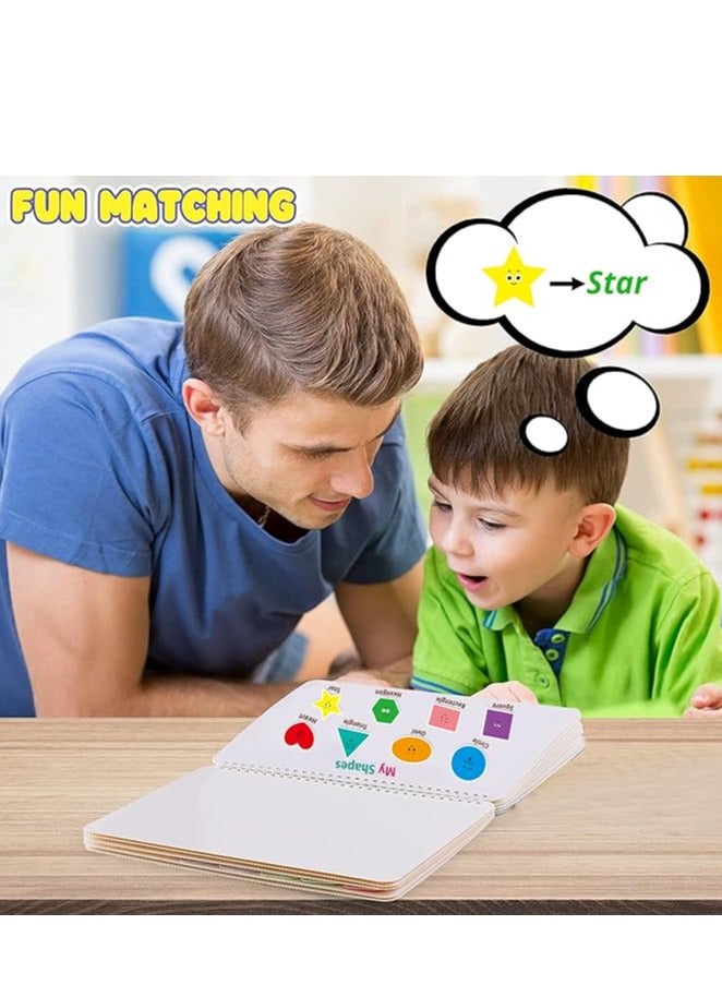 Montessori Preschool Busy Book for Toddlers Ages 3 and Up Preassembled-Preschool Learning Activities Homeschool Montessori Toys-Gifts for 3-5Year Old Kids Birthday Gifts (02#Yellow)  - Image 4