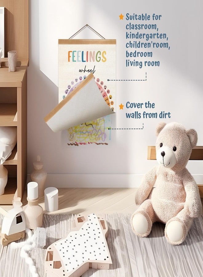 ZTGDA Mental Health Poster, Feelings Wheel Poster Wall Art Decor, Therapy Office Decor, Counseling Office Must Haves, School Counselor Supplies, Calm Down Corner(12x16inch FEELINGS) - Image 3