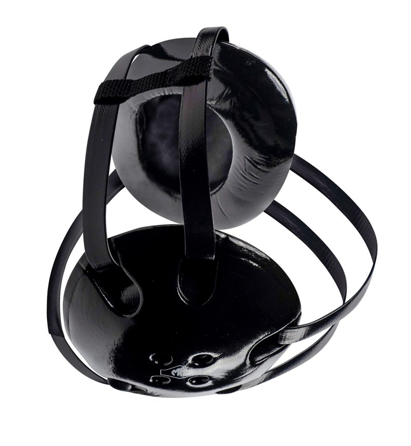 Matman Original Adult Wrestling Headgear – Locked-in Secure Fit, Comfortable Padding & Low-Profile Headgear for Wrestling, BJJ & MMA (Black-Black) - Image 3