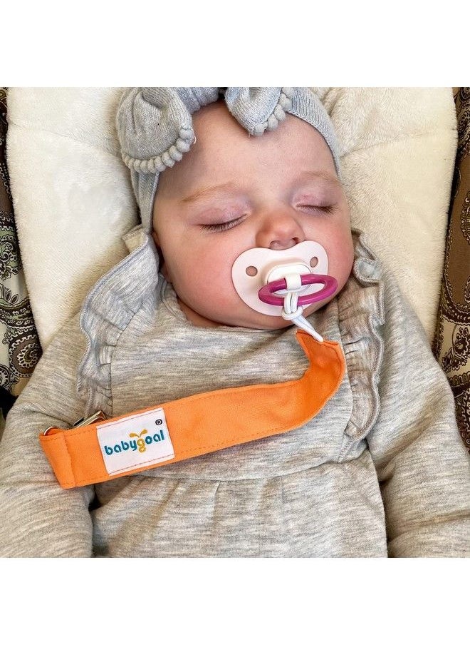 babygoal - Pacifier Clips 6 Pack Pacifier Holder For Boys And Girls Fits Most Pacifier Styles & Baby Toys And Baby Gift 6Mp10 - Image 1