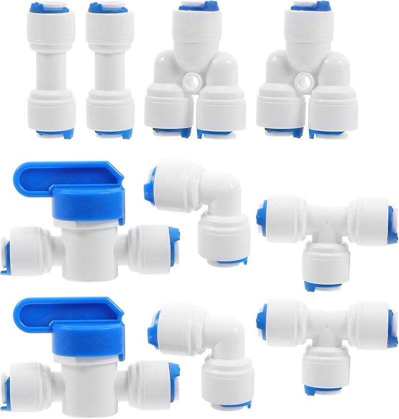 10Pcs POM Quick Connect Water Filter Fittings For RO Systems And Ice Maker Tubes - Image 2