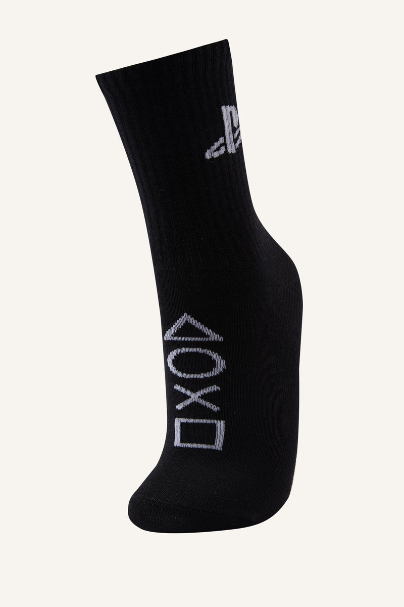 DeFacto Multicolour Boy Boy PlayStation 3 Piece Cotton Long Socks Casual - Image 2