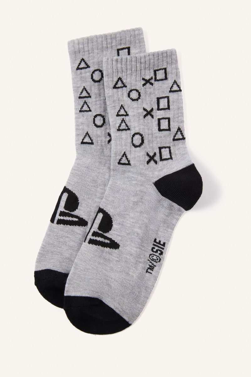 DeFacto Multicolour Boy Boy PlayStation 3 Piece Cotton Long Socks Casual - Image 3