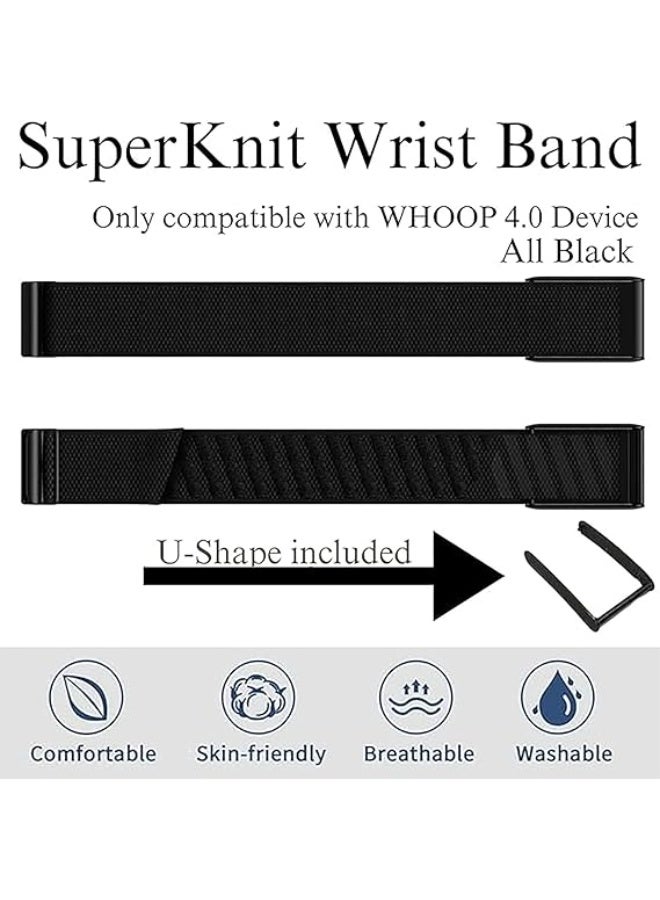 Nylon Sport Band Compatible with Whoop Band 4.0 Strap Breathable Nylon Adjustable Waterproof Replacement Wristbands Straps Connector Wearable Fitness Tracker - Image 3