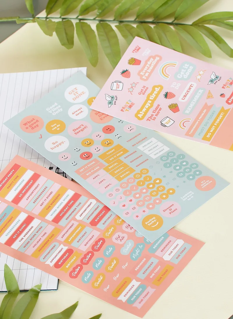 Typo 3 Pack Planner Stickers
