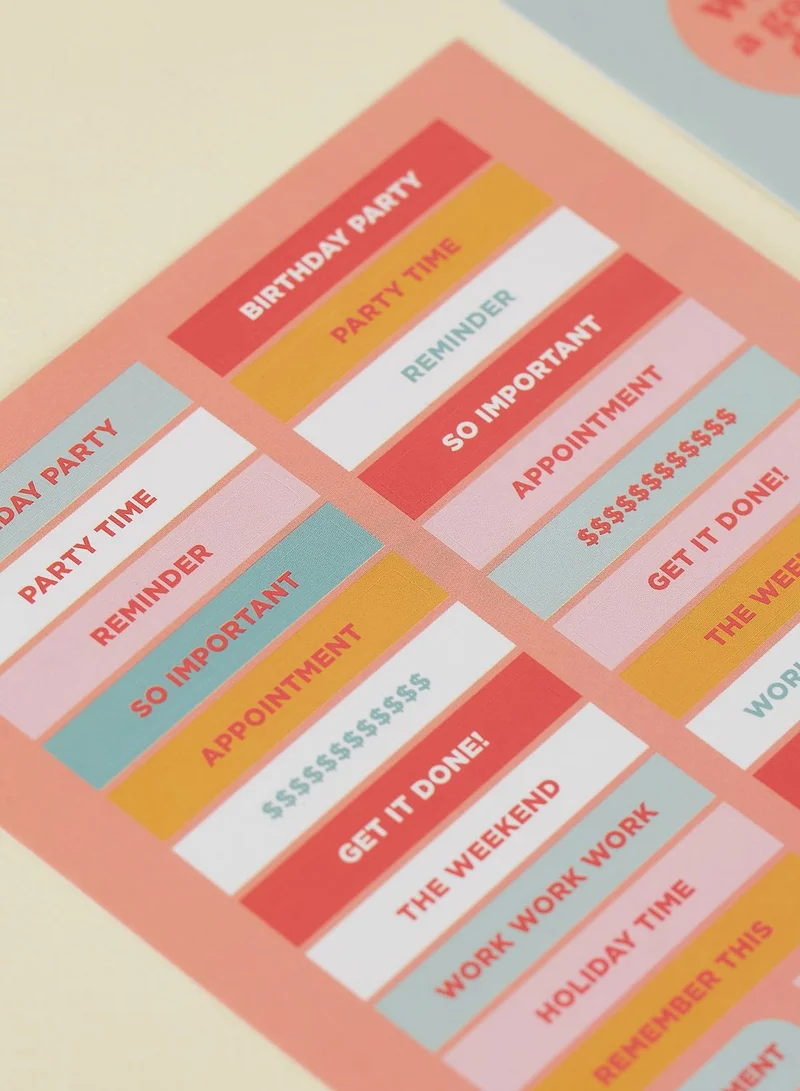 Typo 3 Pack Planner Stickers