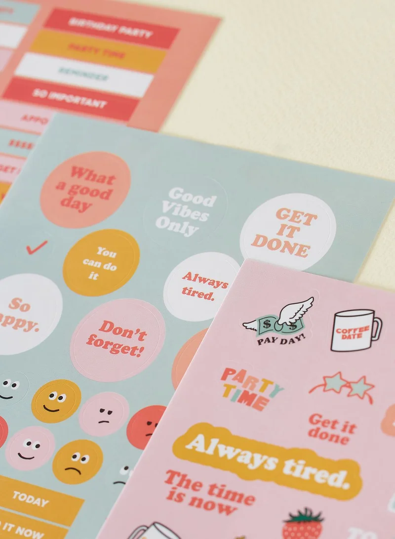 Typo 3 Pack Planner Stickers