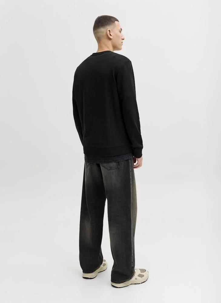 JACK & JONES Graphic Crew Neck Sweatshirt