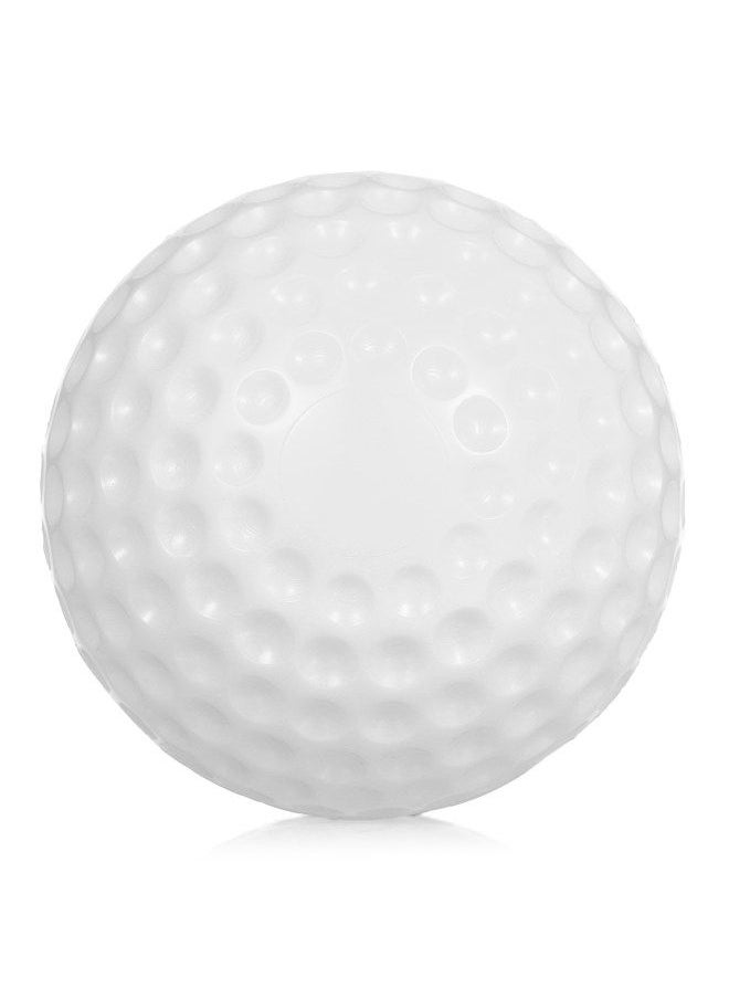 Generic - 6 Pack 9 Inch PU Dimpled Baseballs with Drawstring Carry Bag for Pitching Machine Practice - Image 1