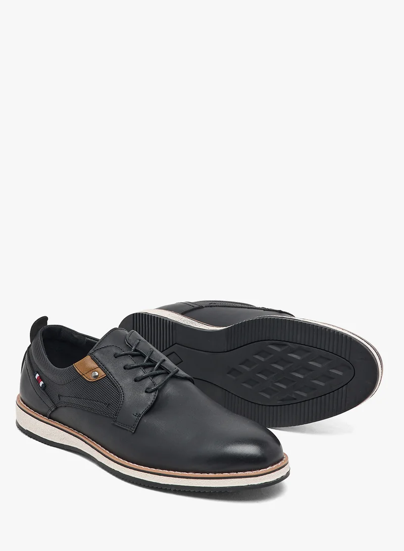 Robert Wood Welt Detail Casual Lace Ups