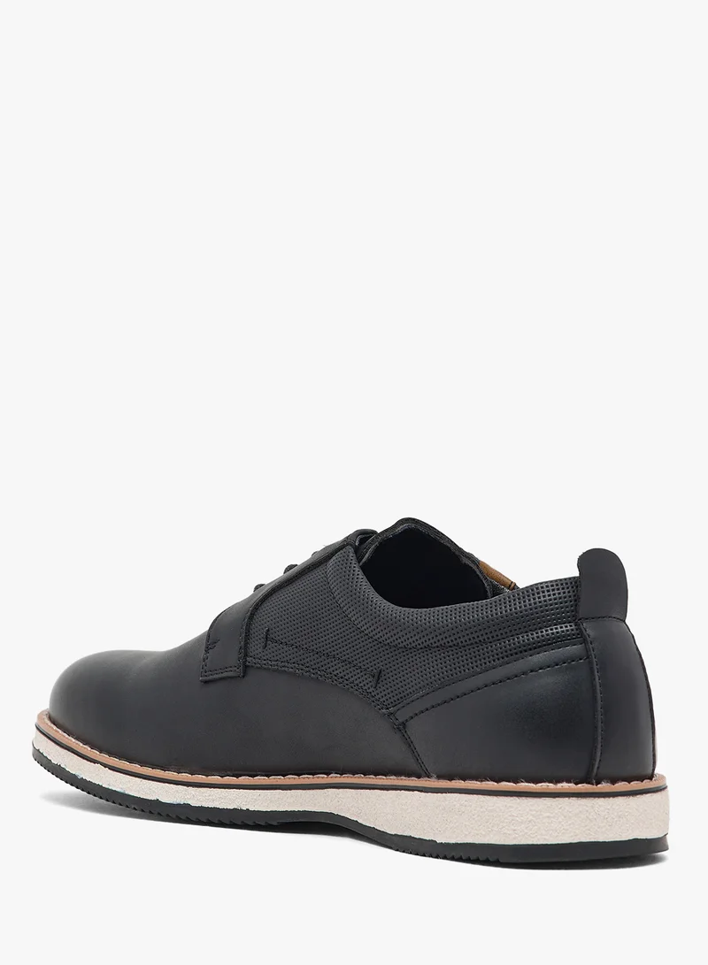 Robert Wood Welt Detail Casual Lace Ups