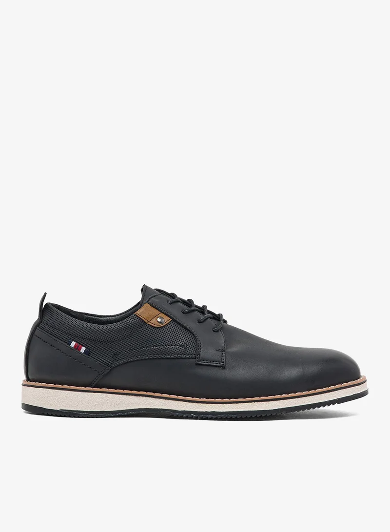 Welt Detail Casual Lace Ups