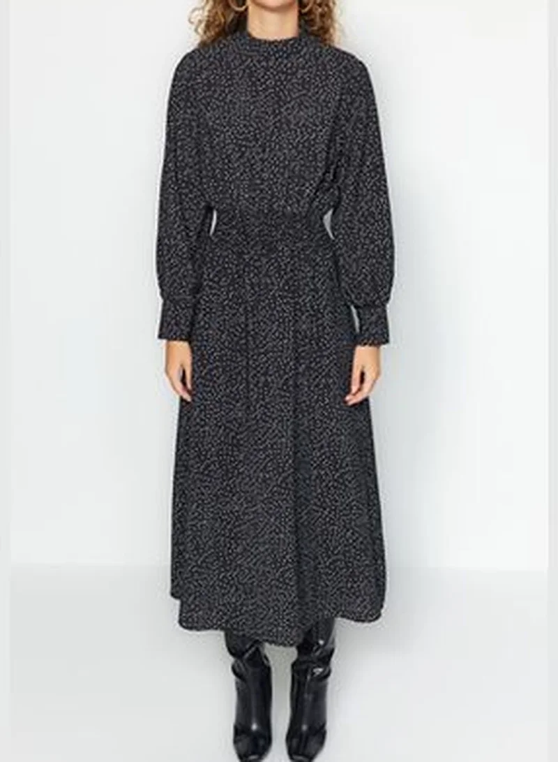 trendyol Polka Dot Midi Dress