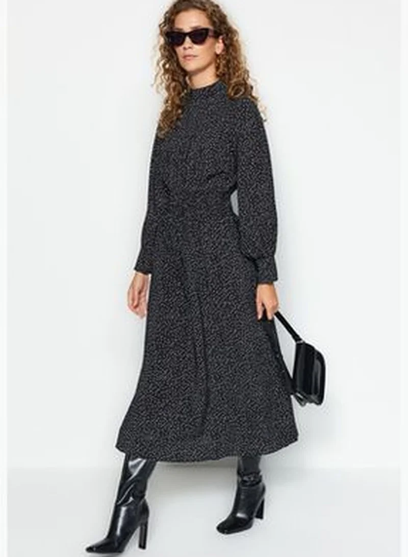 trendyol Polka Dot Midi Dress
