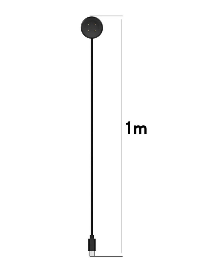 شاحن ساعة 1M لساعة جوجل بيكسل 2، واجهة Type C، شاحن سريع، محول شحن لساعة ذكية، كابل شحن مغناطيسي محمول، شاحن Type C - Image 3