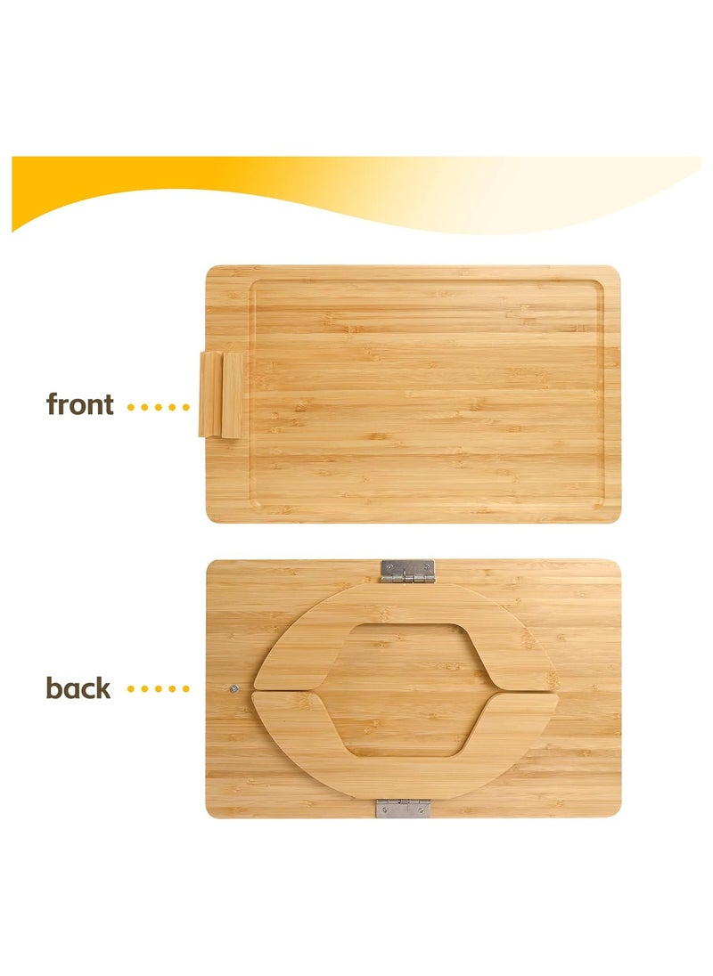 Generic - Natural Beech Wood Table Wooden Couch Arm Clip On Tray with Rotating Phone Holder Portable Sofa Arm Table for Wide Couches Space Saving Sofa Armrest Side Tables (Rectangle). - Image 1