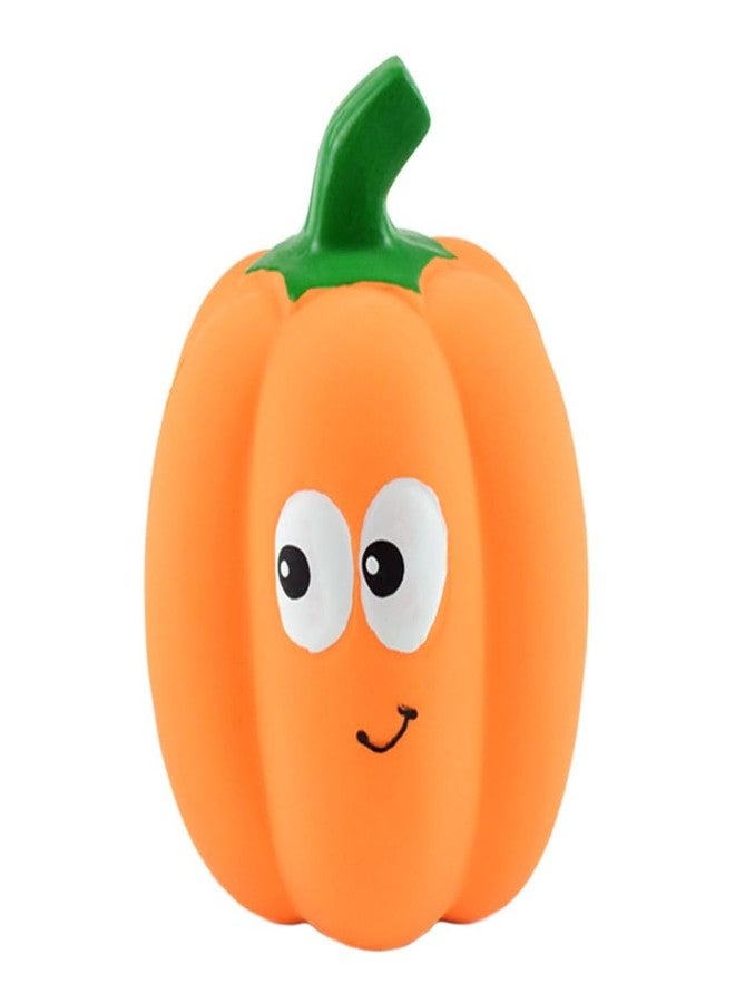 balacoo Squeaky Dog Toys - Latex Pumpkin Dog Toys for Small Dogs, Halloween, Puppy Chew Ball with Squeaker Dog, Grinding Teeth Toy Pet Interactive Play - Image 1