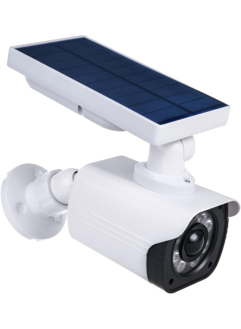 كاميرا مراقبة وهمية مع ضوء LED، حساس حركة PIR، تعمل بالطاقة الشمسية، مقاومة للماء IP66، مناسبة للاستخدام الخارجي - Image 4