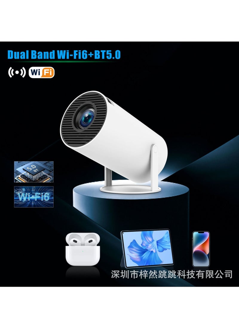Generic Rotatable Mini Projector - Support 4K - Smart Projector with 5G Dual-band Wifi and Bluetooth 5.0 - Mobile Home Theater - Compatible With Android/iOS/Windows/TV Stick/HDMI/USB.  - Image 4