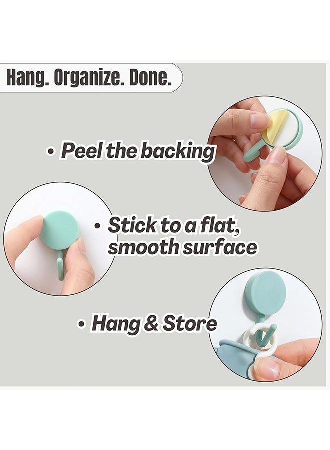 ريزونيكس زوجان من قفازات غسل الأطباق مع خطافات تعليق - قفازات تنظيف مطاطية لاتكس قابلة لإعادة الاستخدام للمطبخ وغسل الأطباق والأعمال المنزلية، قفازات مطبخ ناعمة للاستخدام اليومي (المقاس: متوسط) - Image 4