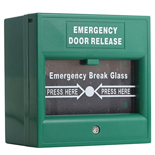 UHPPOTE Wired Security Button Hands Break Glass for Emergency Fire Alarm Exit Release - Image 1