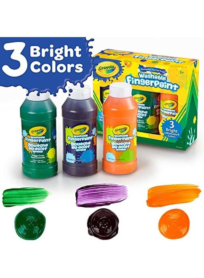كرايولا 3 قيراط. 8 أوقية. ألوان زاهية لطلاء الأصابع قابلة للغسل - Image 4