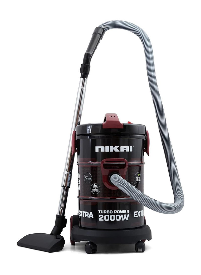 نيكاي مكنسة كهربائية أسطوانية الشكل 25 L 2000 W NVC350TX ذهبي/ أسود - Image 4