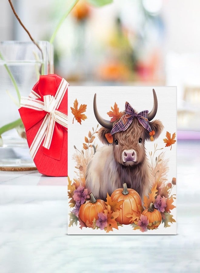 Dolimifa Fall Decor Fall Home Wooden Box Sign Autumn Harvest Thanksgiving Decorations Rustic Home Desk Shelf Tabletop Decor 5 x 5 Inches - Image 4