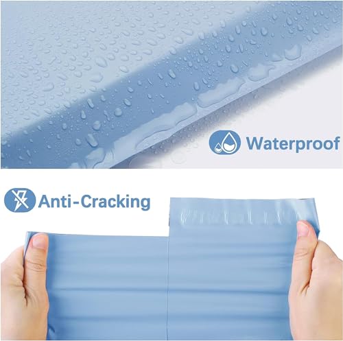 Metronic Poly Mailers 12x15.5 100 Pack, Medium Size Shipping Bags for Clothing, Strong Self-Seal Mailers Poly Bags Shipping Envelopes, Thick Mailing Bags Package Bags for Small Business, Blue - Image 3