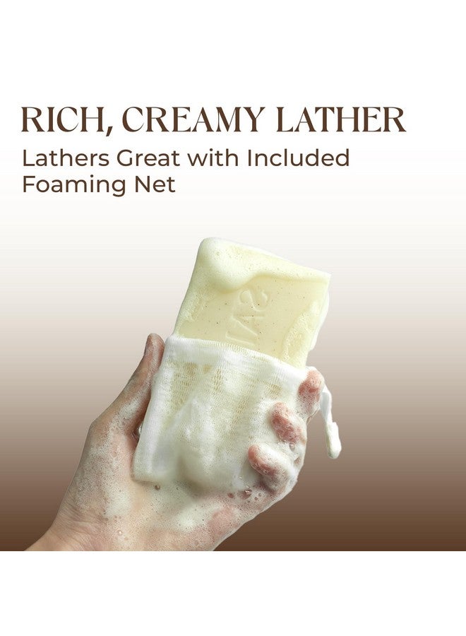 SAISZE Natural Coconut and Shea Butter Soap - 8 oz 100% Vegan Cold Process, Organic Soap Enriched with Coconut oil, Shea, Handmade Body Soap Bars for Women and Men - Image 3