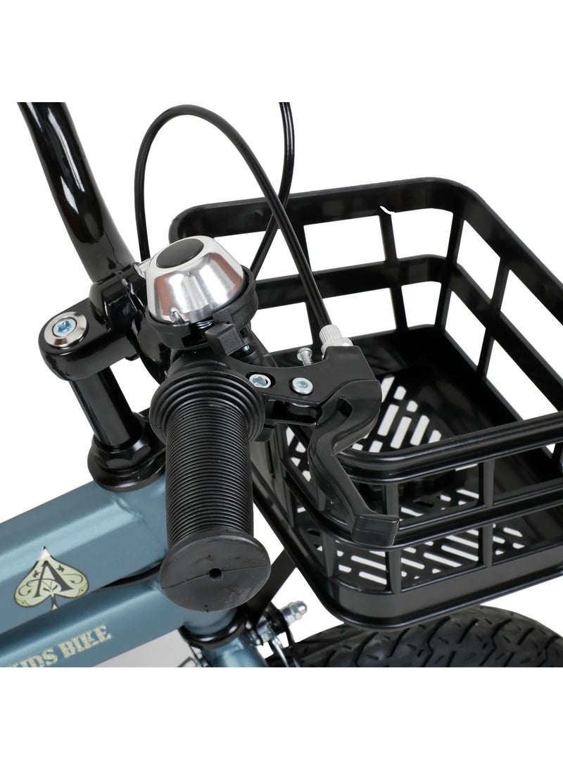 BABYCARA Kids Bike 12/14/16 Inch Assorted Cycling Removable Stabilizers Steel Frame with Basket and Air Tire - Image 4