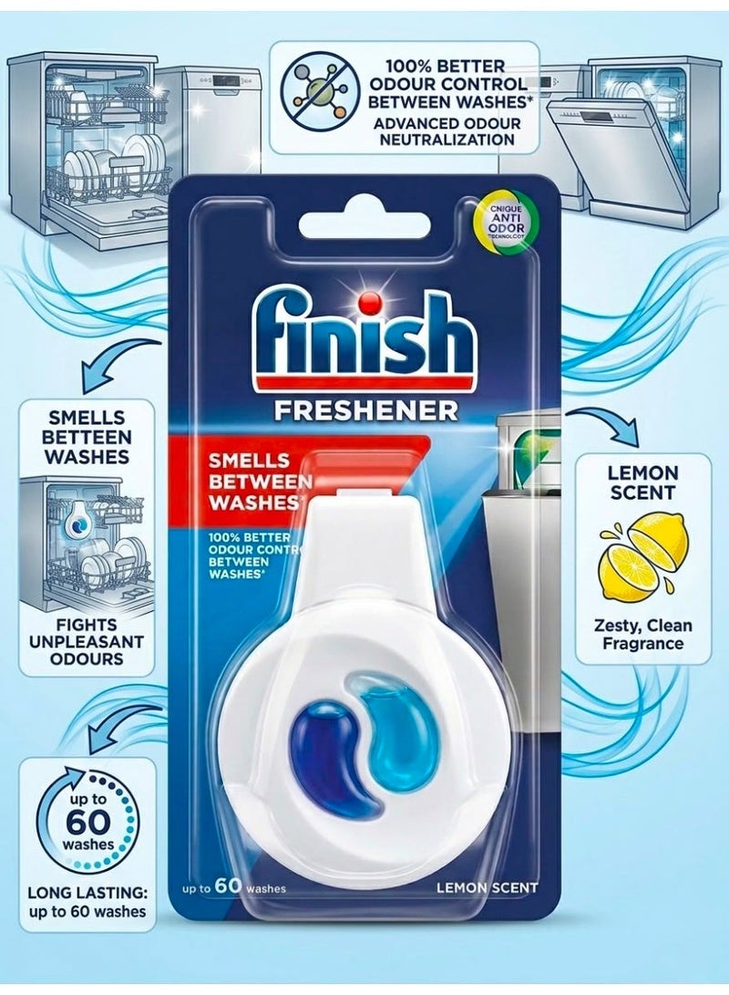 Finish Dishwasher deodorizer with a refreshing scent, enough for up to 60 washes - Image 2