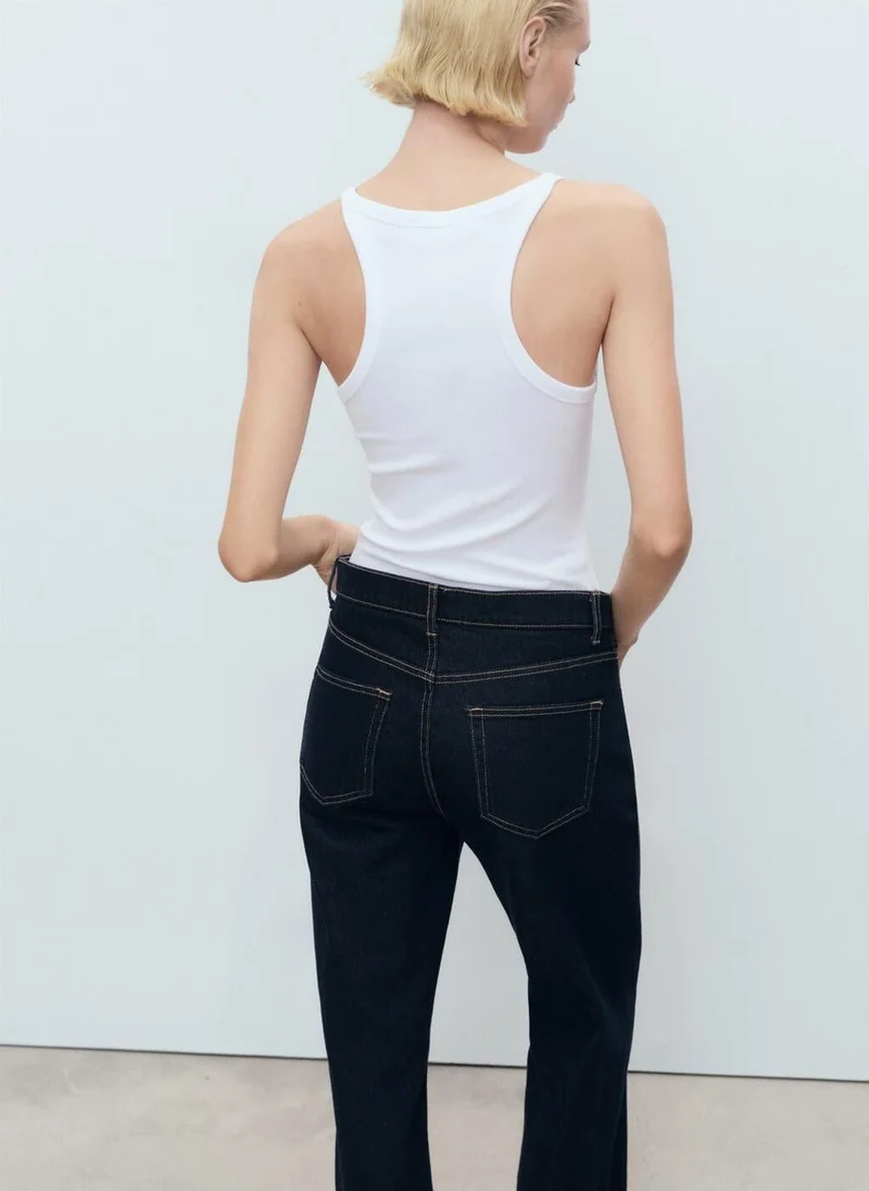 MANGO Cotton top with straps