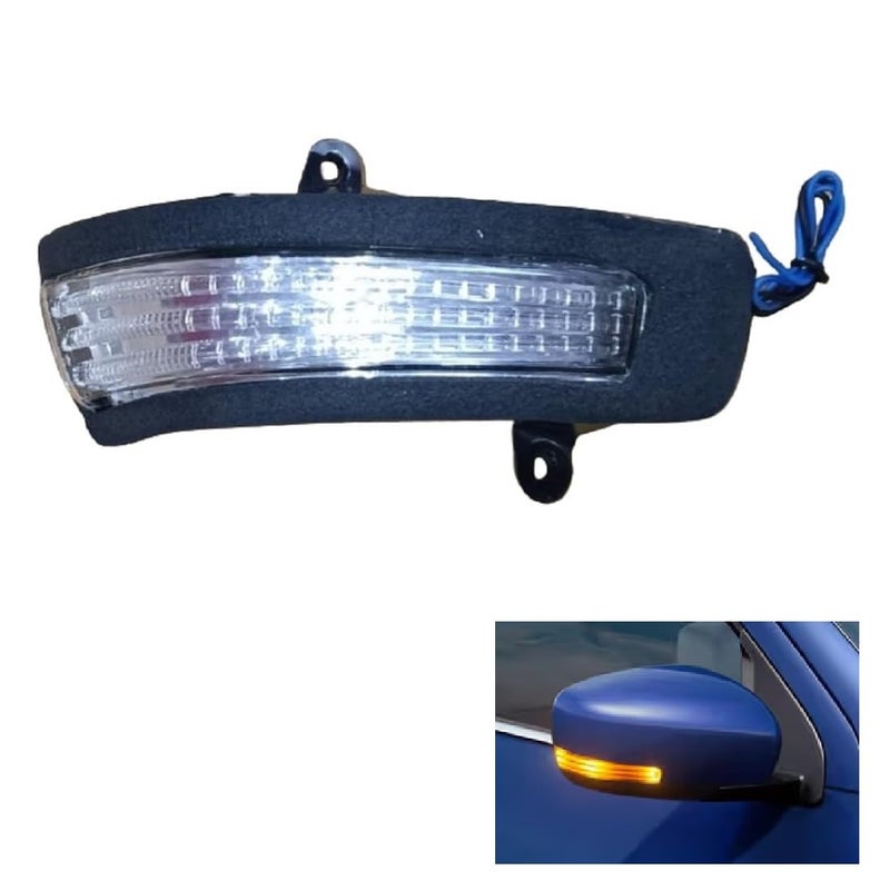 STYCARO -Right Driver Side Mirror Indicator Light Lamp compatible with Maruti Ciaz 2014-2022 Model Type 2 Model-set of 1 Yellow - Image 1