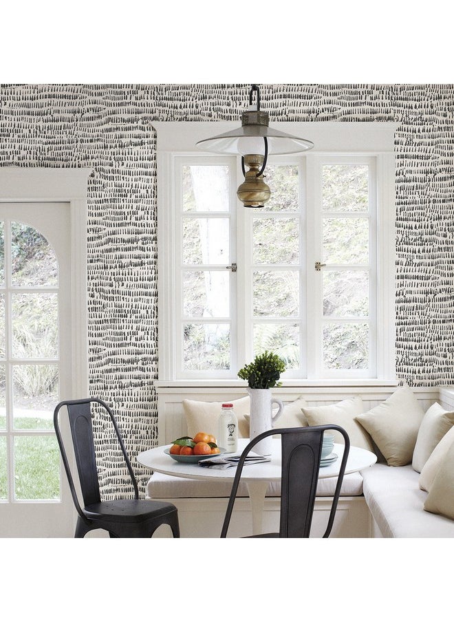 NuWallpaper Nu2678 Kylver Peel & Stick Wallpaper Grey  - Image 2