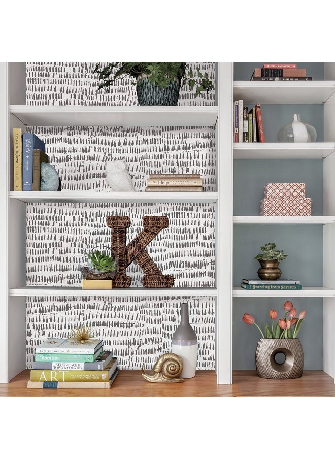 NuWallpaper Nu2678 Kylver Peel & Stick Wallpaper Grey  - Image 3