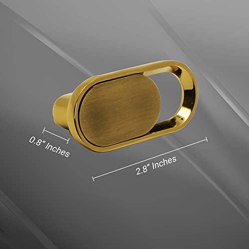 VOLO Gold Cabinet Knob/Drawer Cabinet Knobs/Wardrobe Door Knobs/Cupboard Drawer Pull Handle/Kitchen Drawer Knob/Pulls (Knob_S-172), Gold Finish (1) - Image 2