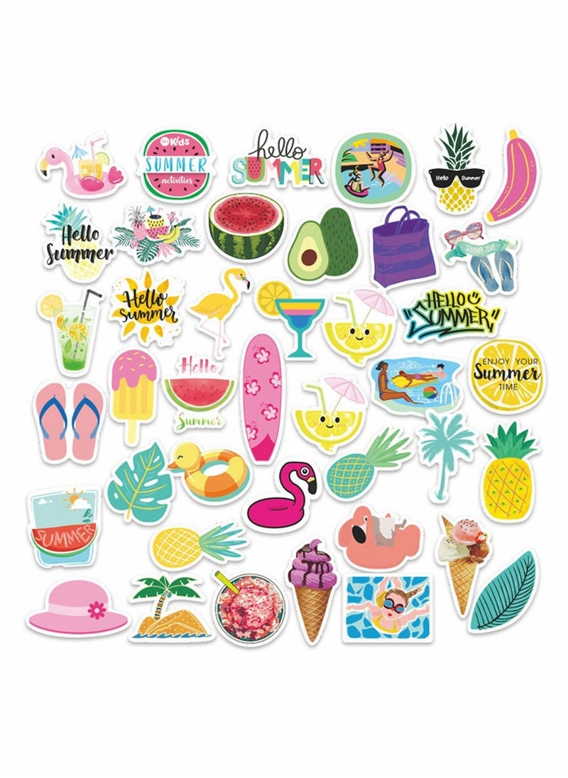 Loquat 100Pcs Colorful Cute Stickers Waterproof Funny Vinyl for Hydro Flask Water Bottle Laptop Skateboard Computer Kids Teens Girls Aesthetic Packs  - Image 3
