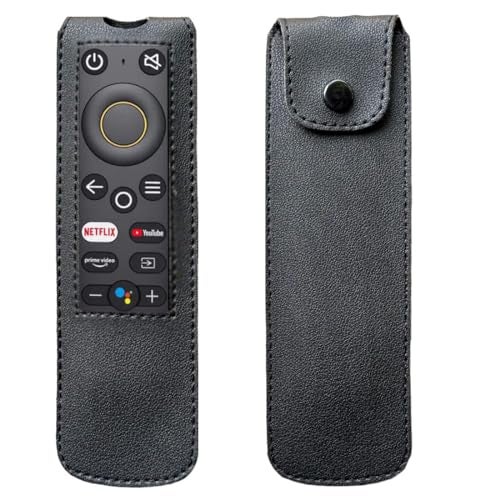 Zaoma Flip Cover Compatible for Remote Control of realme HD Ready LED Smart Android TV Remote Control - Black - Image 1