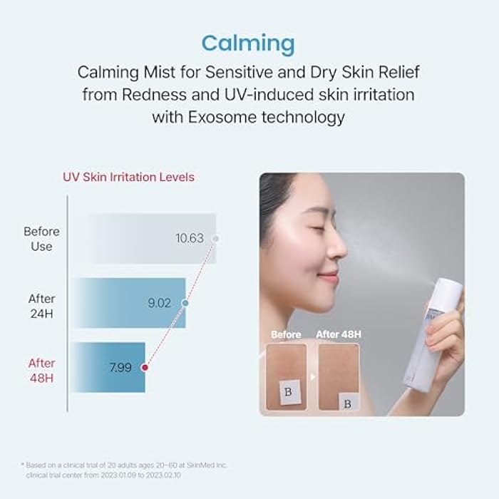 NEURADERM Calming Mist, Soothing Hydrating Facial Spray Makeup Fixer for All Skin Types with Ceramide to Restore Skin Barrier and Reduce Puffiness (100ml, 3.38 fl.oz) - Image 5