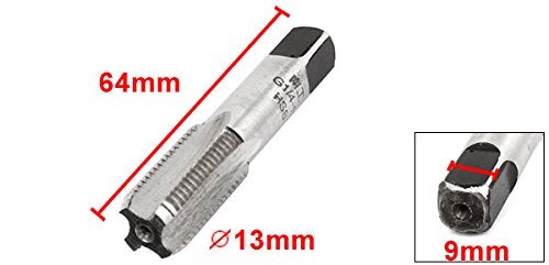 uxcell a15012200ux0336 G 1/4-19 BSP 55 Degree Pipe Thread HSS Tap 4 Straight Flutes - Image 3