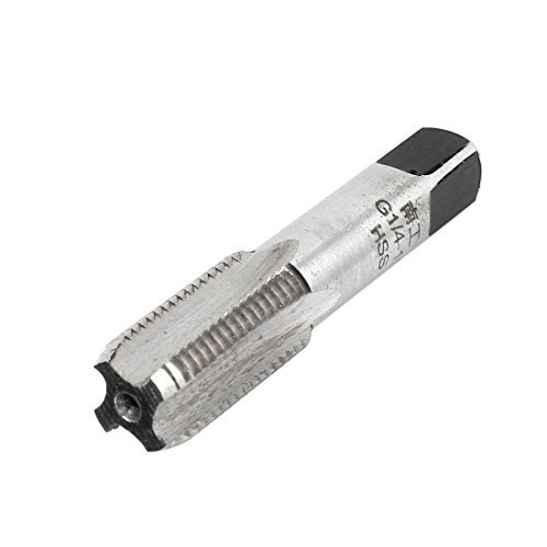 uxcell a15012200ux0336 G 1/4-19 BSP 55 Degree Pipe Thread HSS Tap 4 Straight Flutes - Image 1