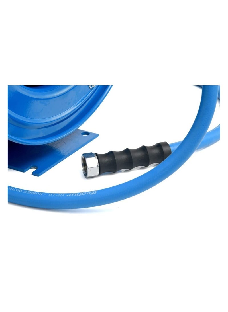 ZEPHYR Zephyr Heavy Duty Auto-Retractable Water/Garden Hose Reel 13MMX15MTR with Spray Gun  - Image 4