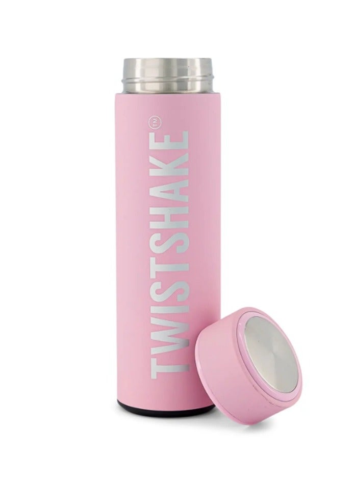 TWISTSHAKE Twistshake Hot or Cold Bottle Patel Pink 420 ml - Image 1