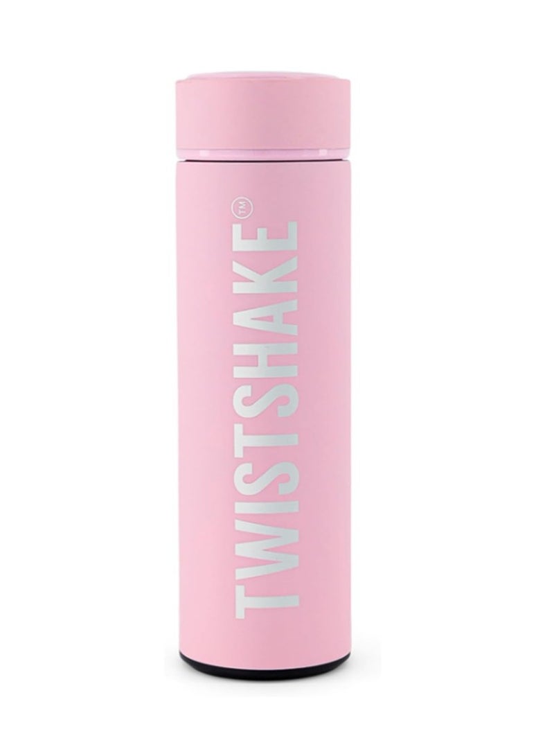 TWISTSHAKE Twistshake Hot or Cold Bottle Patel Pink 420 ml - Image 2