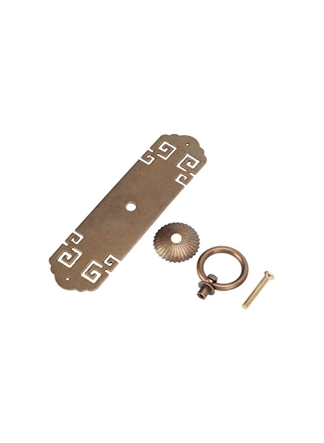 promass Antique Cabinet Handles, Chinese Brass Cabinet Handles Vintage DIY Making Brass Material for Drawer for Wooden Jewelry Boxes - Image 4