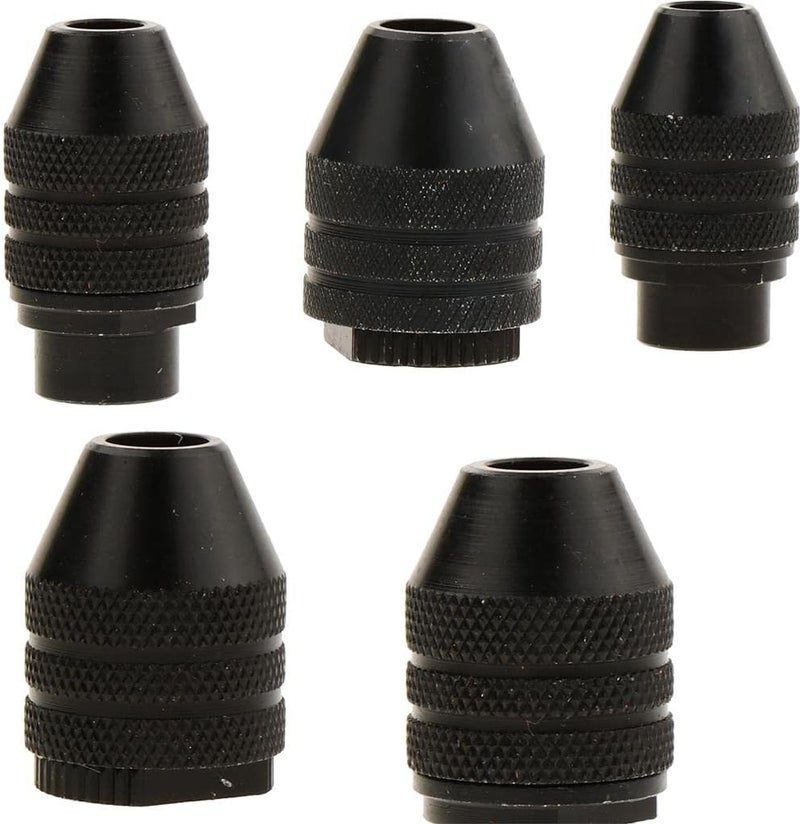 klarako Multi Keyless Drill Chuck Replacement for Rotary Tools, Black, 8x0.75 - Image 5