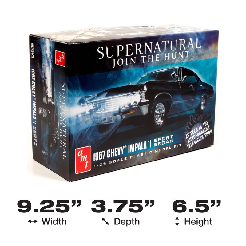 AMT 1967 Chevy Impala 4-Door Supernatural 1:25 Scale Model Kit - Image 2