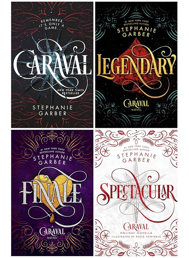 Caraval Series 4 Books Set - Caraval, Legendary, Finale, and Spectacular by Stephanie Garber  - Image 1