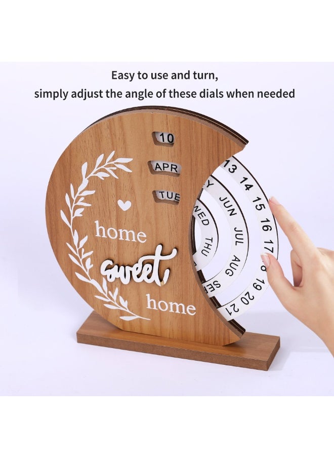 Home Wooden Eid Mubarak Calendar Moon Shaped Eid Calendar Ramadan Home Decor Islamic Kareem Party Decoration  - Image 5